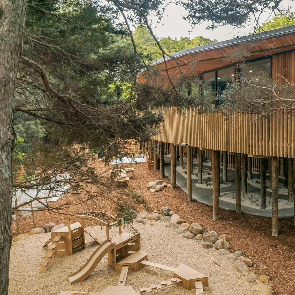 Gaia Forest Preschool's Nature Playscape