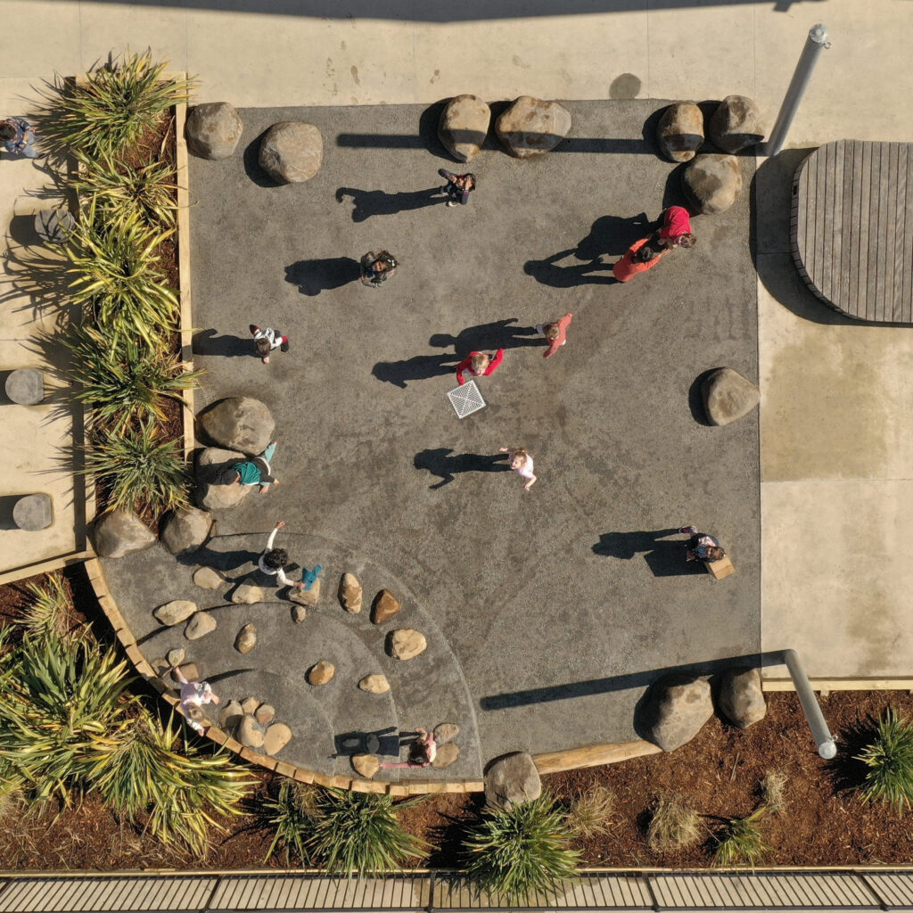 Waterplay area at Te Ao Marama School